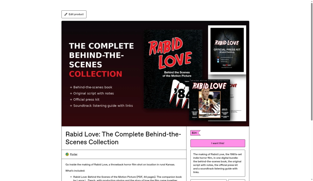 Cover for Rabid Love: The Complete Behind-the-Scenes Collection